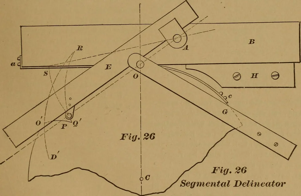 An illustration from A handbook on the teeth of gears, their curves, properties, and practical construction, 1890, leaf 49