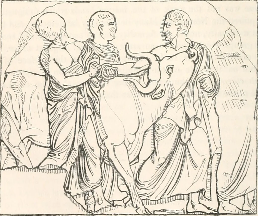 An illustration from Handbook to the antiquities in the British Museum : being a description of the remains of Greek, Assyrian, Egyptian and Etruscan art preserved there, with numerous illustrations, 1851, leaf 104