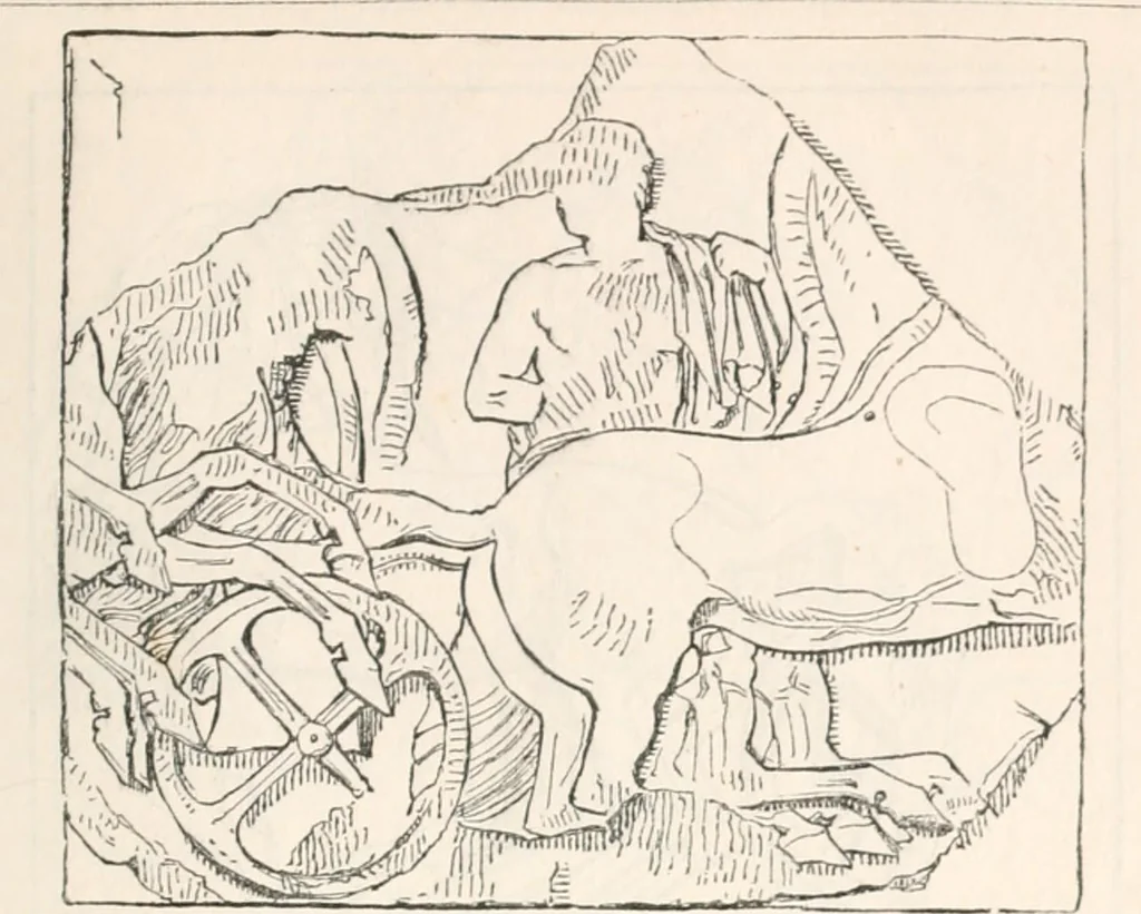 An illustration from Handbook to the antiquities in the British Museum : being a description of the remains of Greek, Assyrian, Egyptian and Etruscan art preserved there, with numerous illustrations, 1851, leaf 105