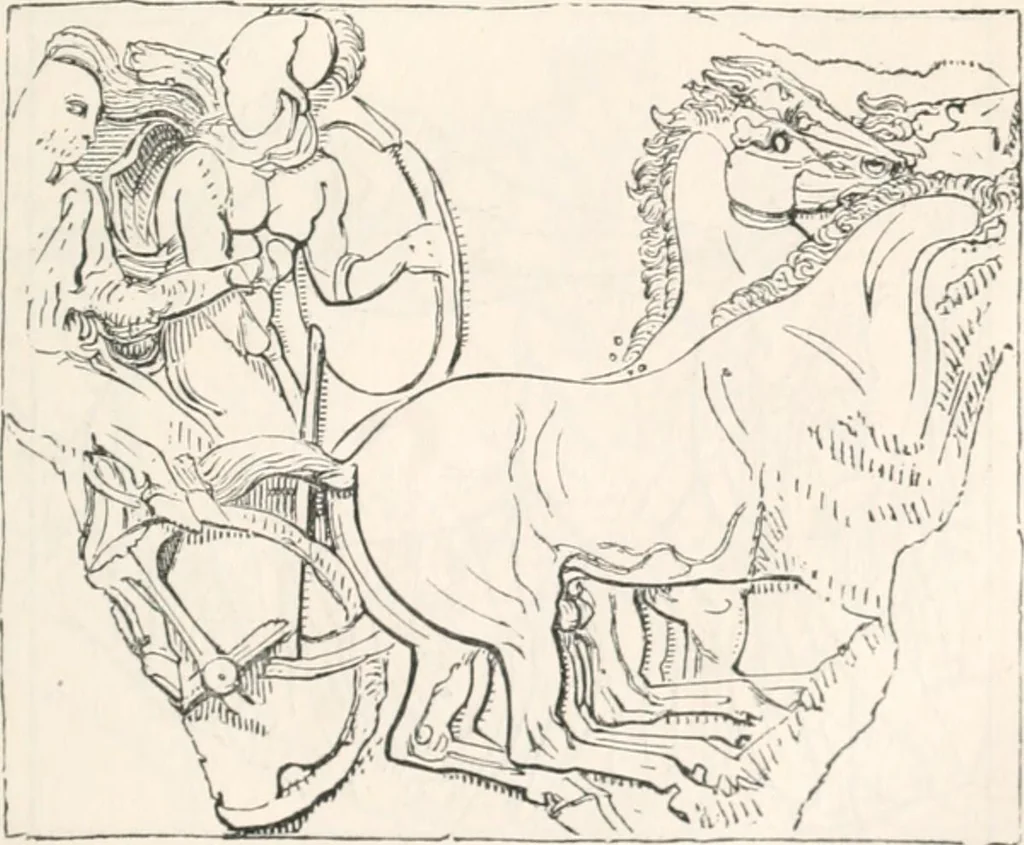 An illustration from Handbook to the antiquities in the British Museum : being a description of the remains of Greek, Assyrian, Egyptian and Etruscan art preserved there, with numerous illustrations, 1851, leaf 105