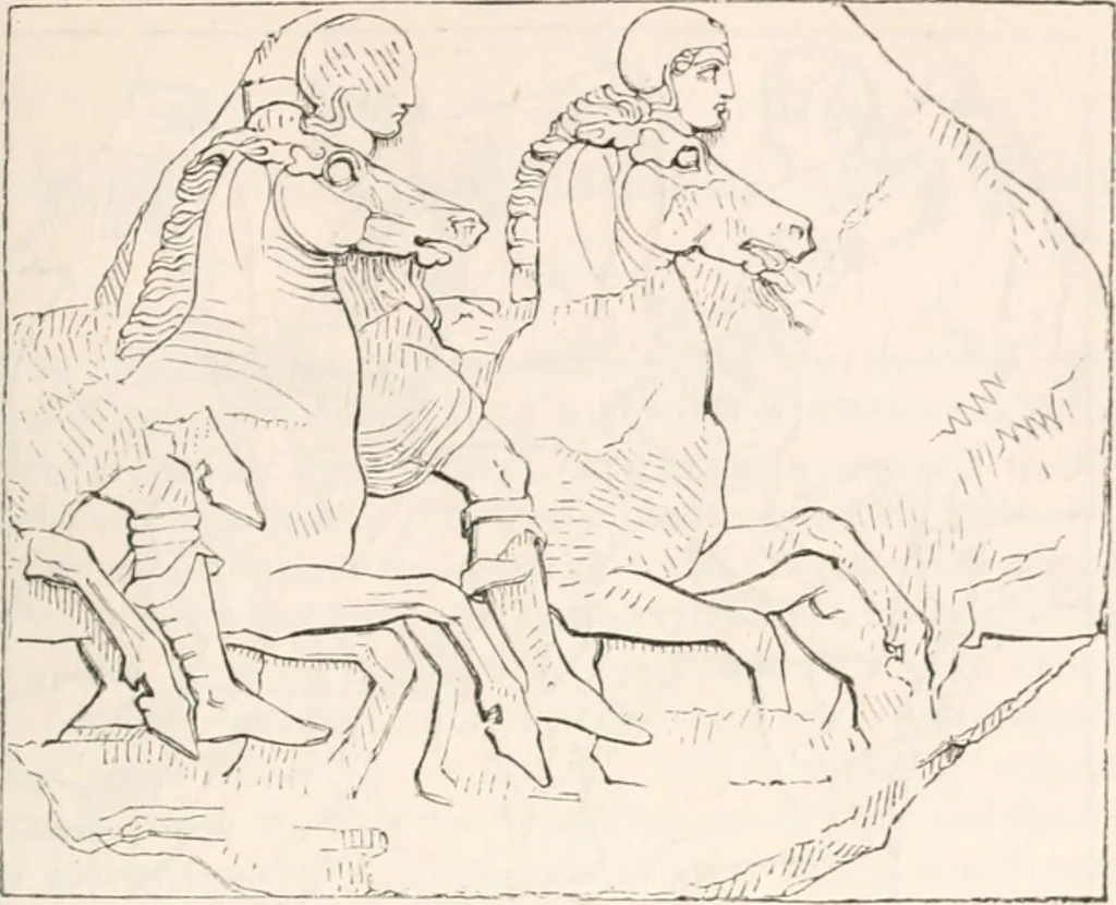 An illustration from Handbook to the antiquities in the British Museum : being a description of the remains of Greek, Assyrian, Egyptian and Etruscan art preserved there, with numerous illustrations, 1851, leaf 107