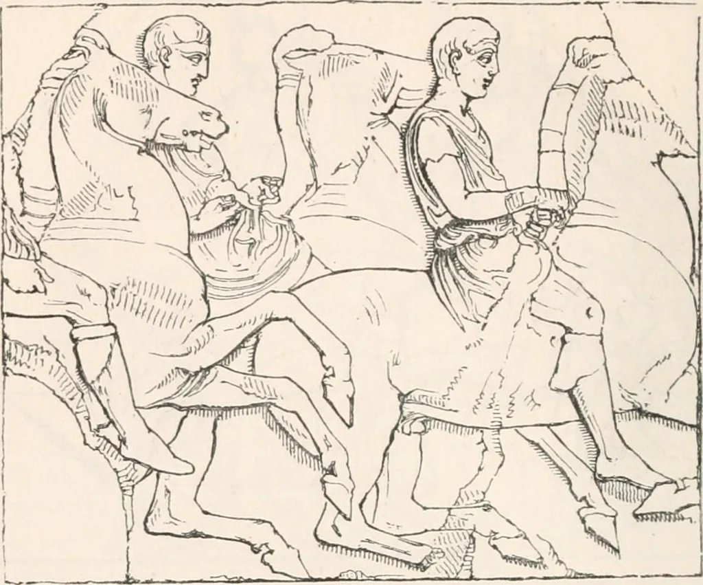 An illustration from Handbook to the antiquities in the British Museum : being a description of the remains of Greek, Assyrian, Egyptian and Etruscan art preserved there, with numerous illustrations, 1851, leaf 108