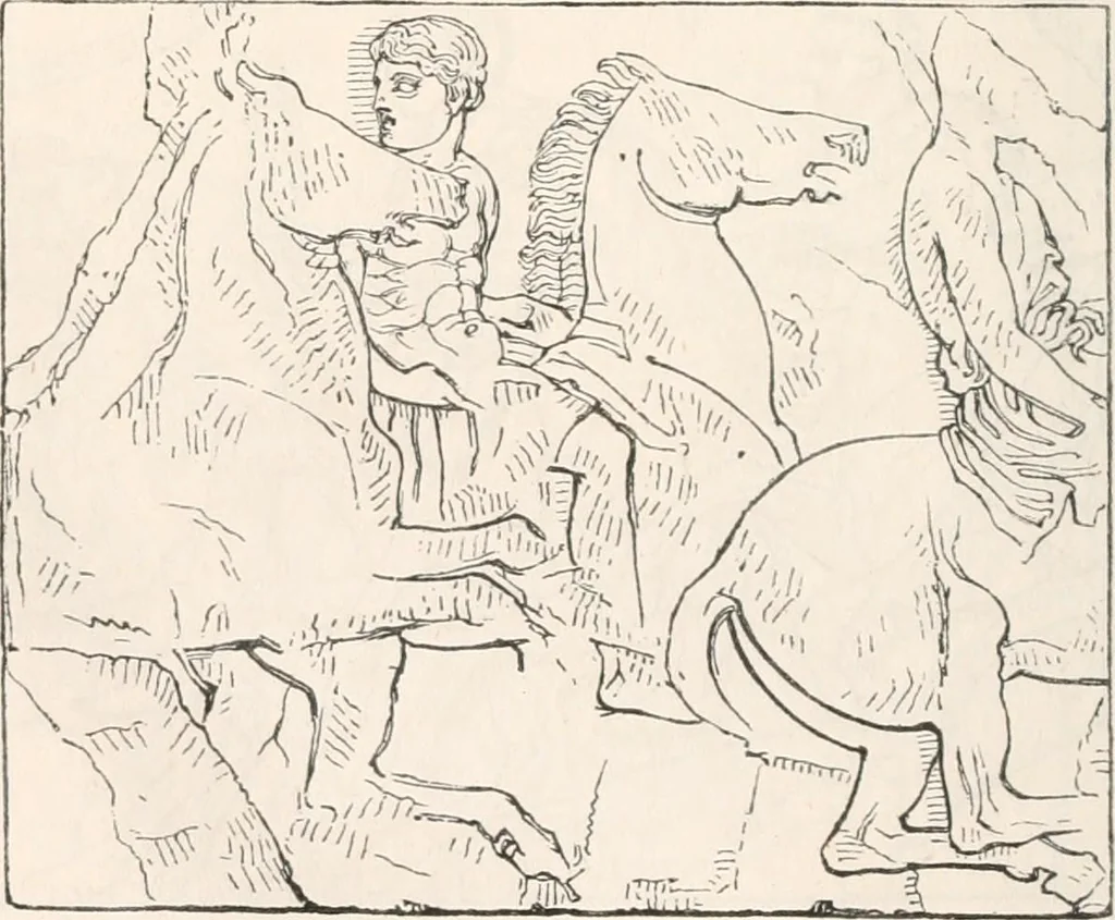 An illustration from Handbook to the antiquities in the British Museum : being a description of the remains of Greek, Assyrian, Egyptian and Etruscan art preserved there, with numerous illustrations, 1851, leaf 108