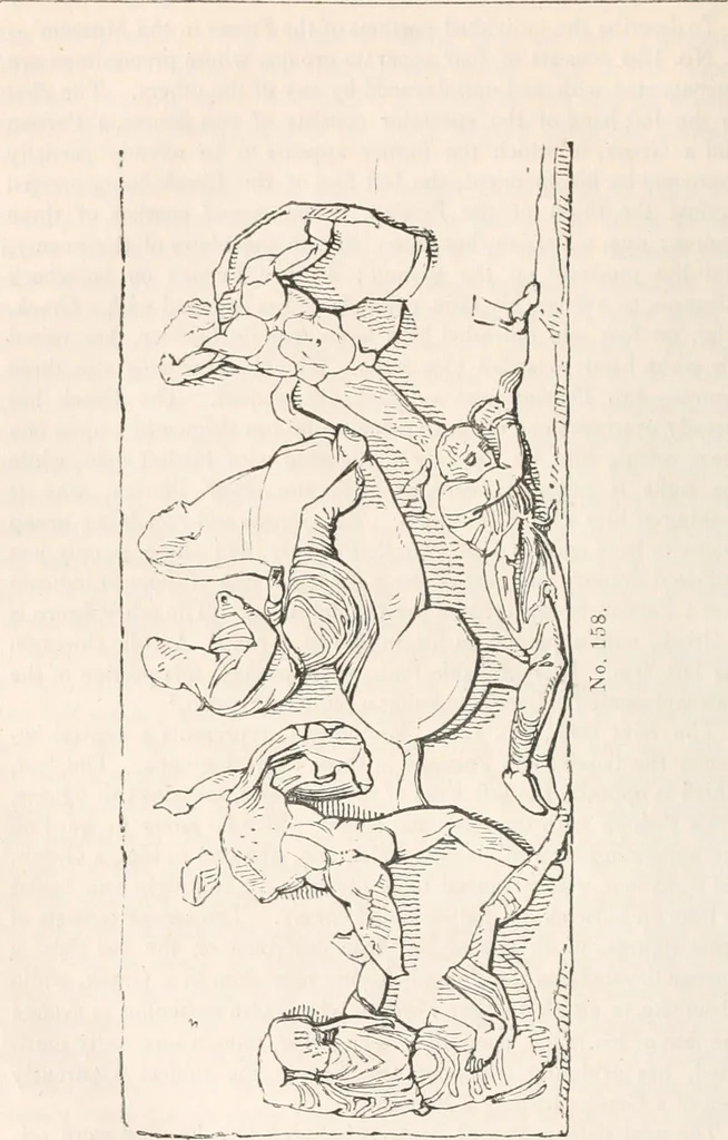 An illustration from Handbook to the antiquities in the British Museum : being a description of the remains of Greek, Assyrian, Egyptian and Etruscan art preserved there, with numerous illustrations, 1851, leaf 112