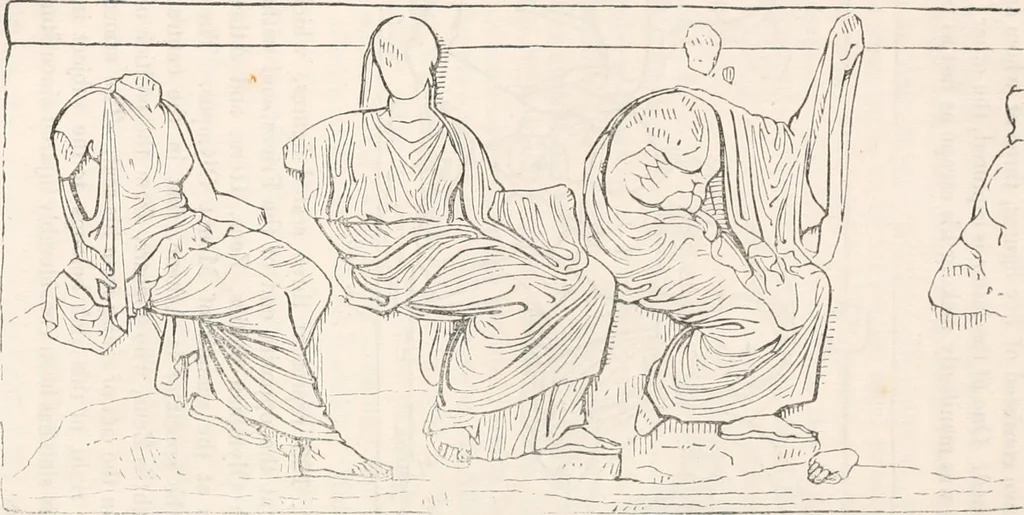 An illustration from Handbook to the antiquities in the British Museum : being a description of the remains of Greek, Assyrian, Egyptian and Etruscan art preserved there, with numerous illustrations, 1851, leaf 120