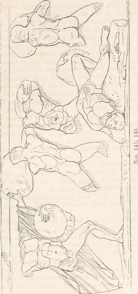 An illustration from Handbook to the antiquities in the British Museum : being a description of the remains of Greek, Assyrian, Egyptian and Etruscan art preserved there, with numerous illustrations, 1851, leaf 121