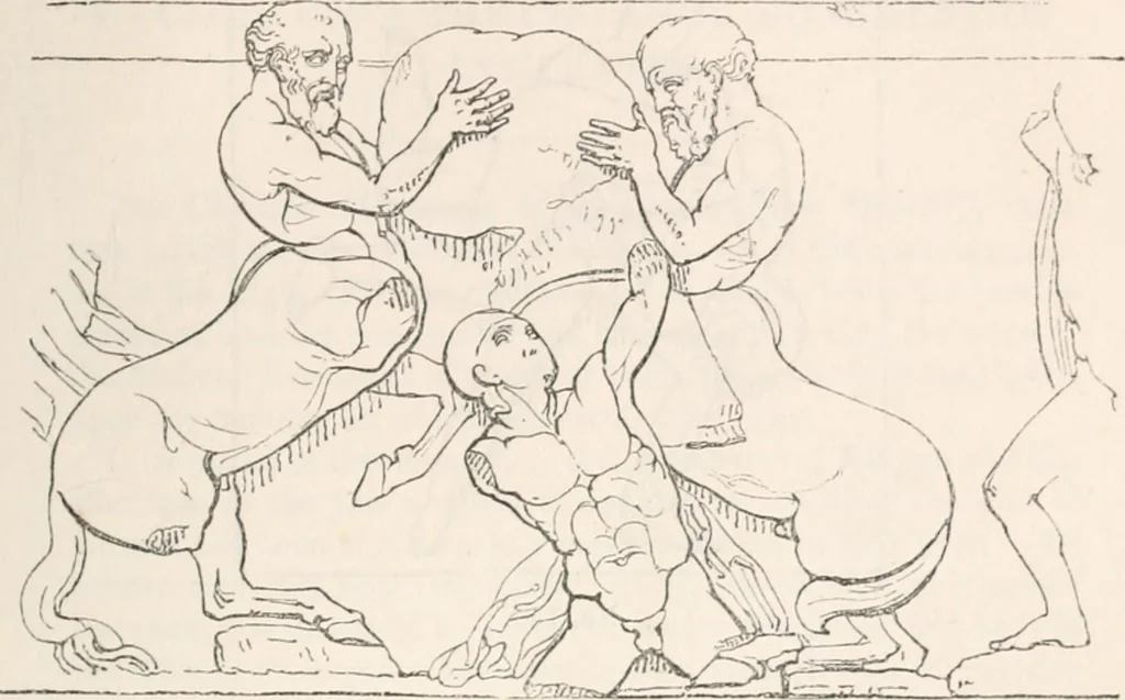 An illustration from Handbook to the antiquities in the British Museum : being a description of the remains of Greek, Assyrian, Egyptian and Etruscan art preserved there, with numerous illustrations, 1851, leaf 125