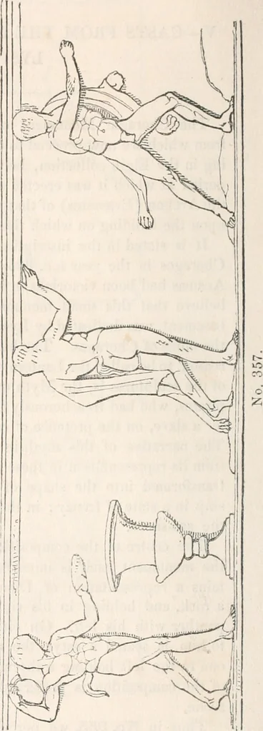 An illustration from Handbook to the antiquities in the British Museum : being a description of the remains of Greek, Assyrian, Egyptian and Etruscan art preserved there, with numerous illustrations, 1851, leaf 128