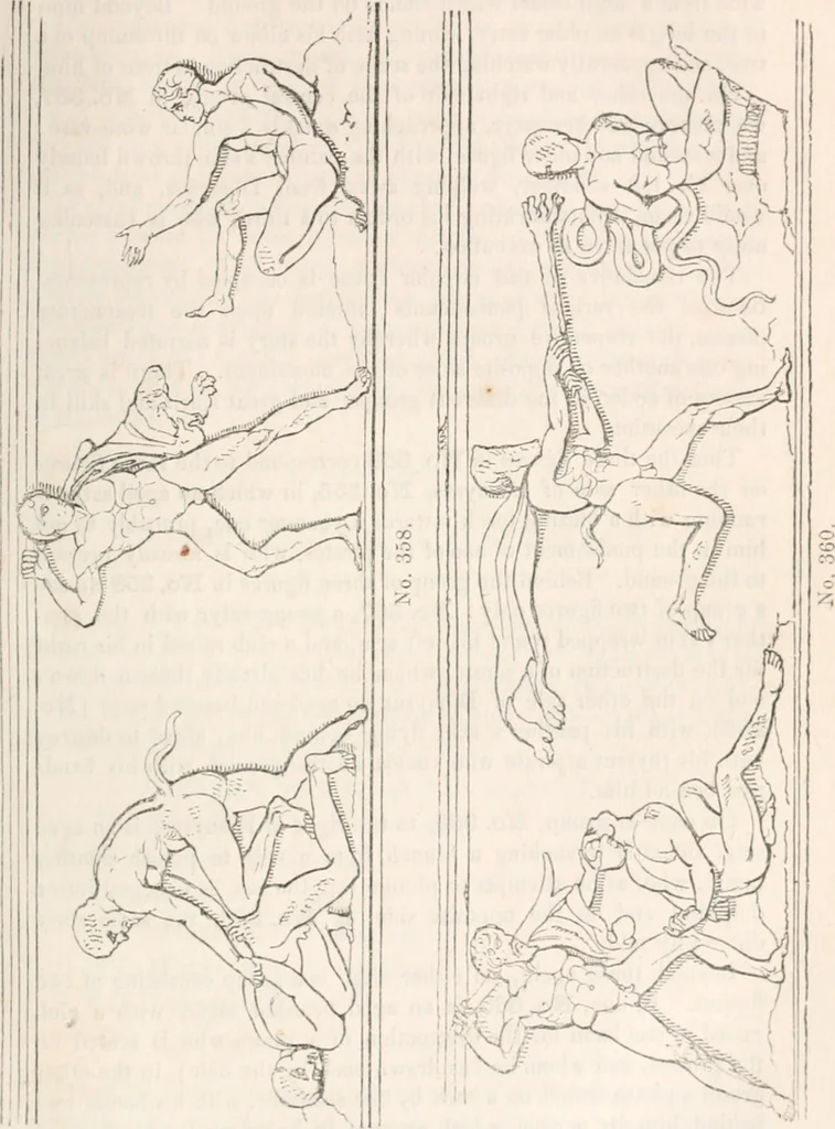 An illustration from Handbook to the antiquities in the British Museum : being a description of the remains of Greek, Assyrian, Egyptian and Etruscan art preserved there, with numerous illustrations, 1851, leaf 129