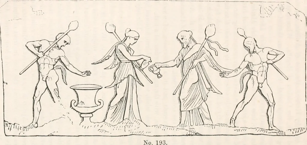 An illustration from Handbook to the antiquities in the British Museum : being a description of the remains of Greek, Assyrian, Egyptian and Etruscan art preserved there, with numerous illustrations, 1851, leaf 140