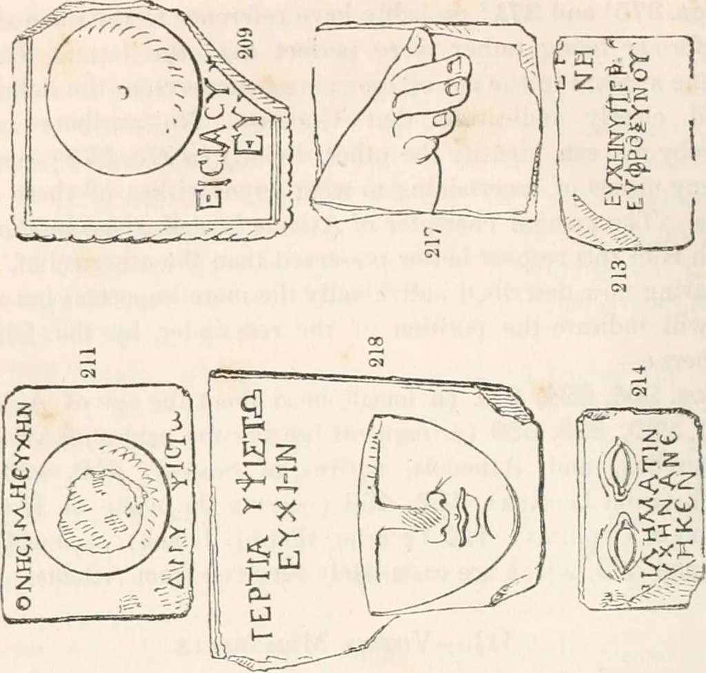 An illustration from Handbook to the antiquities in the British Museum : being a description of the remains of Greek, Assyrian, Egyptian and Etruscan art preserved there, with numerous illustrations, 1851, leaf 144