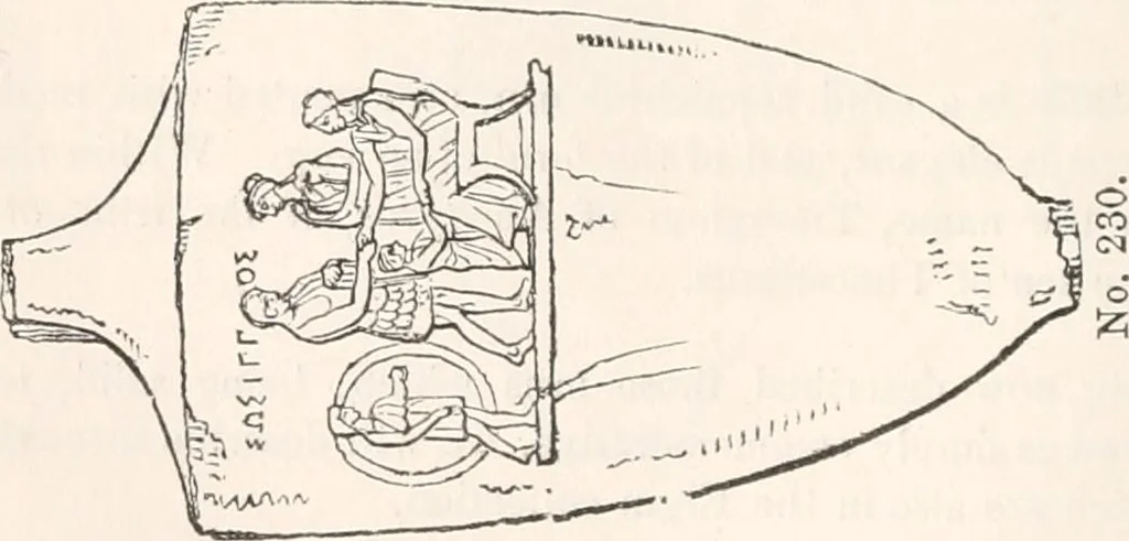 An illustration from Handbook to the antiquities in the British Museum : being a description of the remains of Greek, Assyrian, Egyptian and Etruscan art preserved there, with numerous illustrations, 1851, leaf 152