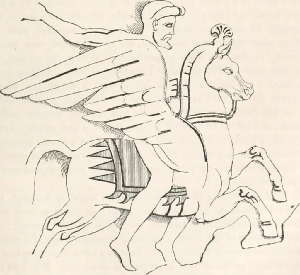 An illustration from Handbook to the antiquities in the British Museum : being a description of the remains of Greek, Assyrian, Egyptian and Etruscan art preserved there, with numerous illustrations, 1851, leaf 177