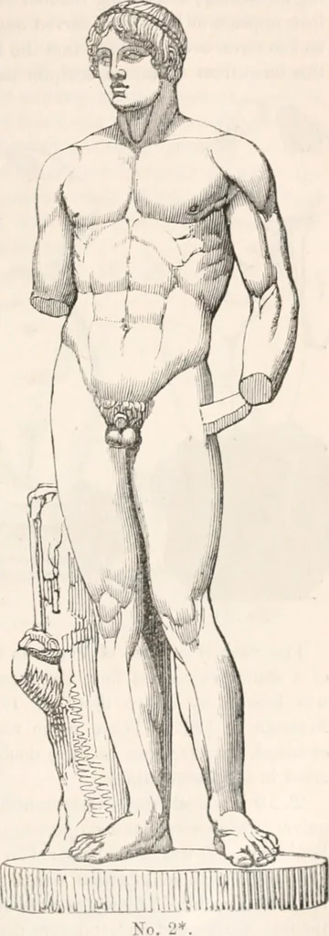 An illustration from Handbook to the antiquities in the British Museum : being a description of the remains of Greek, Assyrian, Egyptian and Etruscan art preserved there, with numerous illustrations, 1851, leaf 189