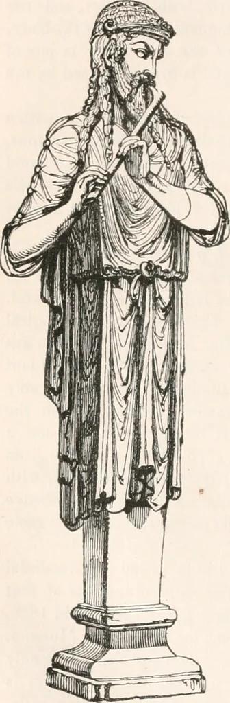 An illustration from Handbook to the antiquities in the British Museum : being a description of the remains of Greek, Assyrian, Egyptian and Etruscan art preserved there, with numerous illustrations, 1851, leaf 194