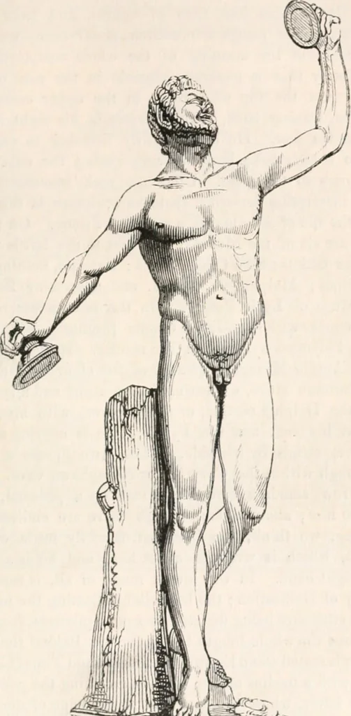 An illustration from Handbook to the antiquities in the British Museum : being a description of the remains of Greek, Assyrian, Egyptian and Etruscan art preserved there, with numerous illustrations, 1851, leaf 195