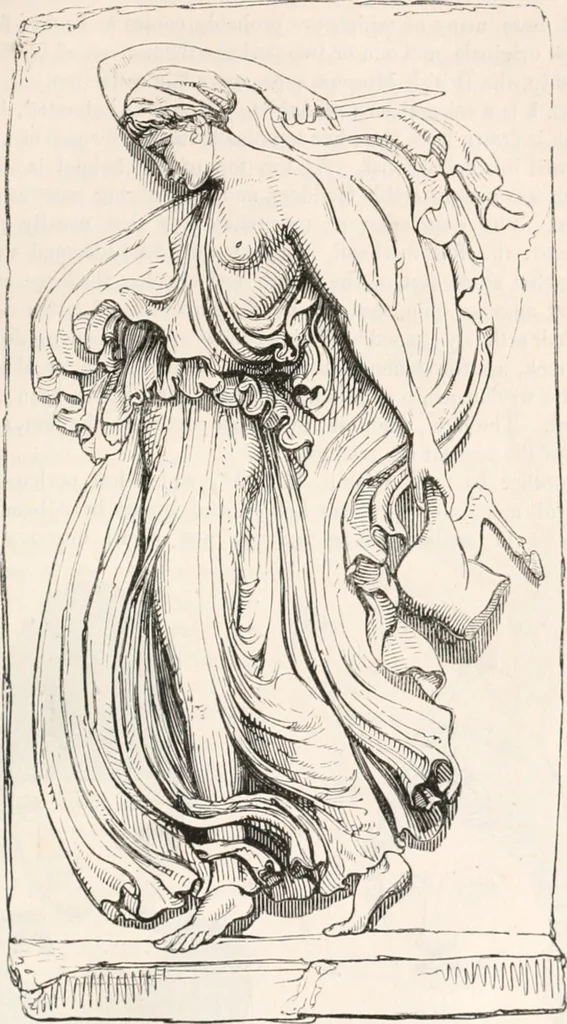 An illustration from Handbook to the antiquities in the British Museum : being a description of the remains of Greek, Assyrian, Egyptian and Etruscan art preserved there, with numerous illustrations, 1851, leaf 203