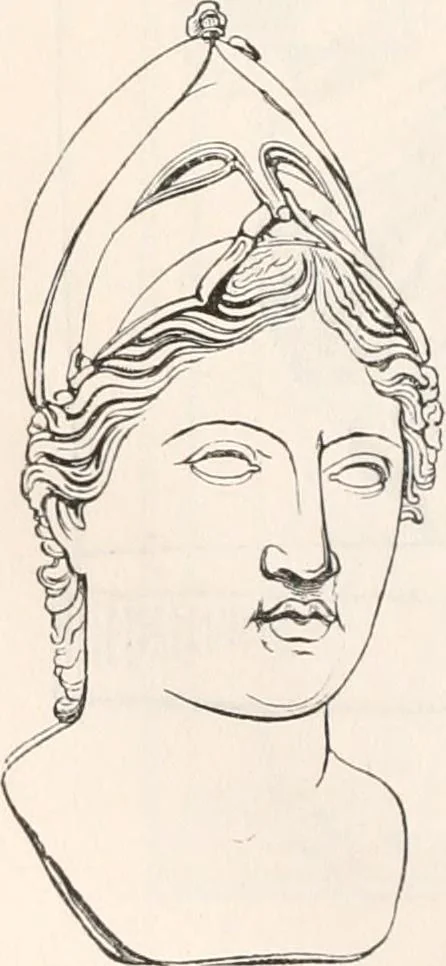 An illustration from Handbook to the antiquities in the British Museum : being a description of the remains of Greek, Assyrian, Egyptian and Etruscan art preserved there, with numerous illustrations, 1851, leaf 204