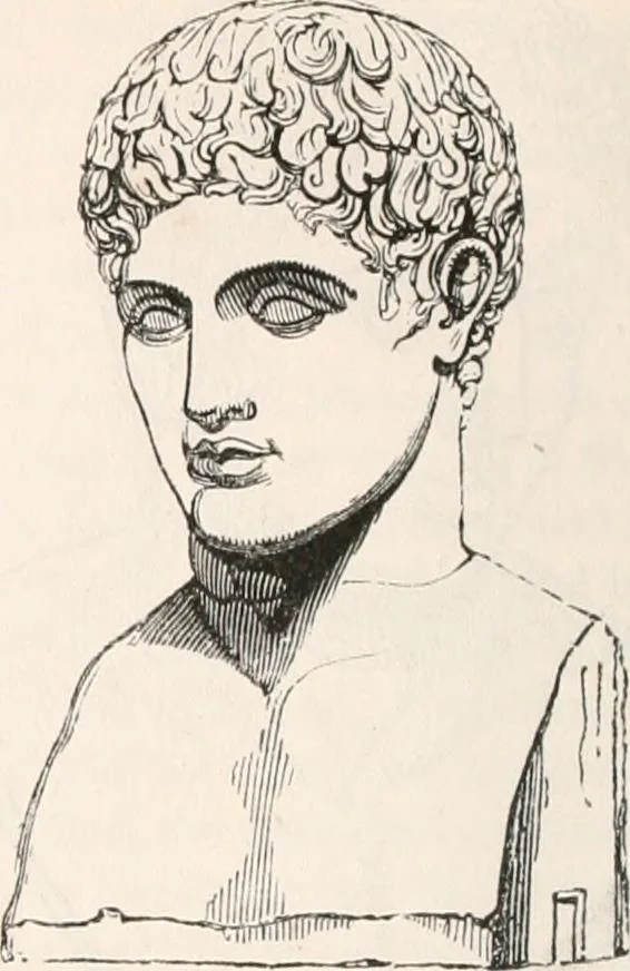 An illustration from Handbook to the antiquities in the British Museum : being a description of the remains of Greek, Assyrian, Egyptian and Etruscan art preserved there, with numerous illustrations, 1851, leaf 210