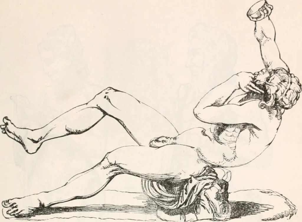 An illustration from Handbook to the antiquities in the British Museum : being a description of the remains of Greek, Assyrian, Egyptian and Etruscan art preserved there, with numerous illustrations, 1851, leaf 233