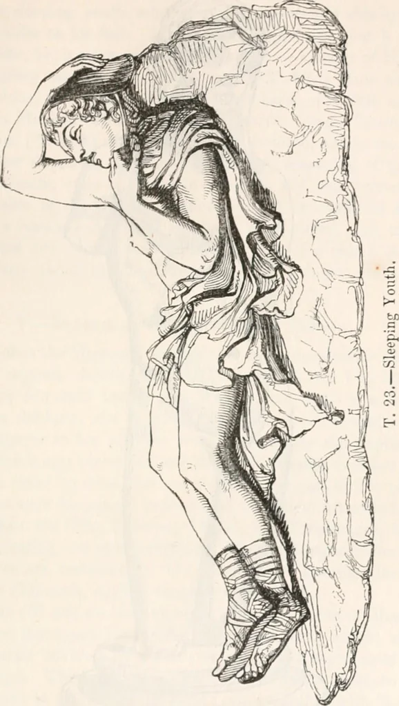 An illustration from Handbook to the antiquities in the British Museum : being a description of the remains of Greek, Assyrian, Egyptian and Etruscan art preserved there, with numerous illustrations, 1851, leaf 237