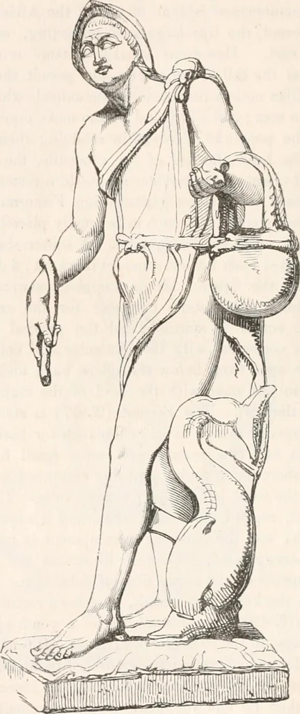 An illustration from Handbook to the antiquities in the British Museum : being a description of the remains of Greek, Assyrian, Egyptian and Etruscan art preserved there, with numerous illustrations, 1851, leaf 244