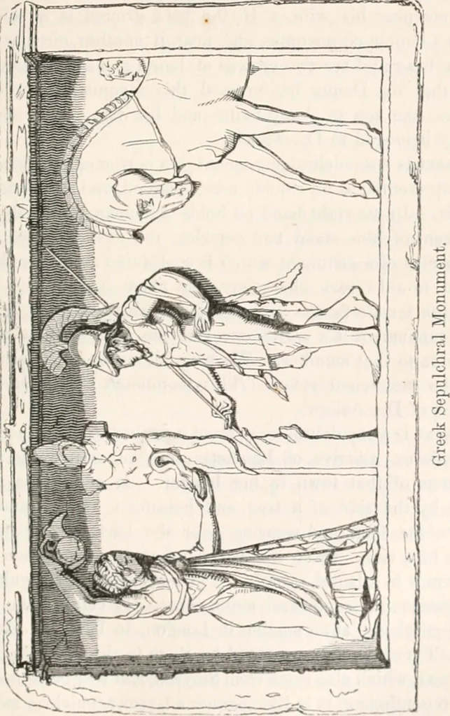 An illustration from Handbook to the antiquities in the British Museum : being a description of the remains of Greek, Assyrian, Egyptian and Etruscan art preserved there, with numerous illustrations, 1851, leaf 253