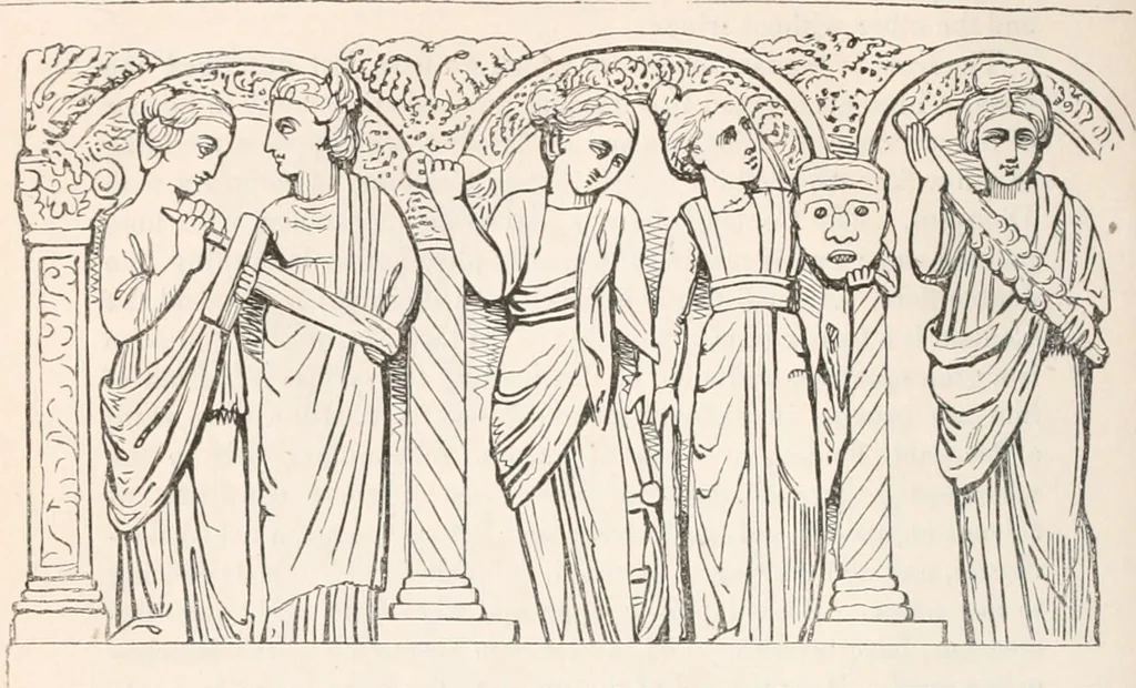 An illustration from Handbook to the antiquities in the British Museum : being a description of the remains of Greek, Assyrian, Egyptian and Etruscan art preserved there, with numerous illustrations, 1851, leaf 264