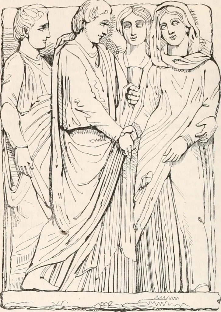 An illustration from Handbook to the antiquities in the British Museum : being a description of the remains of Greek, Assyrian, Egyptian and Etruscan art preserved there, with numerous illustrations, 1851, leaf 266