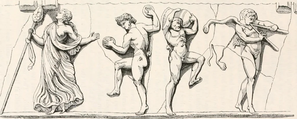 An illustration from Handbook to the antiquities in the British Museum : being a description of the remains of Greek, Assyrian, Egyptian and Etruscan art preserved there, with numerous illustrations, 1851, leaf 275