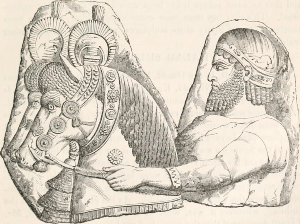 An illustration from Handbook to the antiquities in the British Museum : being a description of the remains of Greek, Assyrian, Egyptian and Etruscan art preserved there, with numerous illustrations, 1851, leaf 303