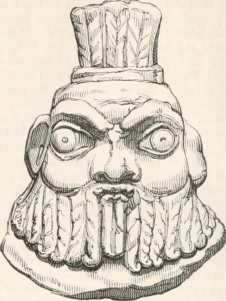 An illustration from Handbook to the antiquities in the British Museum : being a description of the remains of Greek, Assyrian, Egyptian and Etruscan art preserved there, with numerous illustrations, 1851, leaf 382