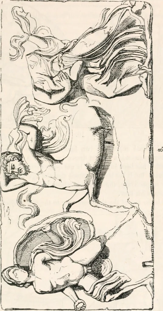 An illustration from Handbook to the antiquities in the British Museum : being a description of the remains of Greek, Assyrian, Egyptian and Etruscan art preserved there, with numerous illustrations, 1851, leaf 39