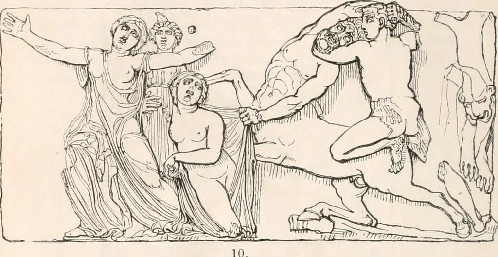 An illustration from Handbook to the antiquities in the British Museum : being a description of the remains of Greek, Assyrian, Egyptian and Etruscan art preserved there, with numerous illustrations, 1851, leaf 40