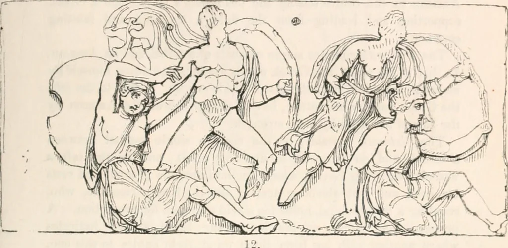 An illustration from Handbook to the antiquities in the British Museum : being a description of the remains of Greek, Assyrian, Egyptian and Etruscan art preserved there, with numerous illustrations, 1851, leaf 41