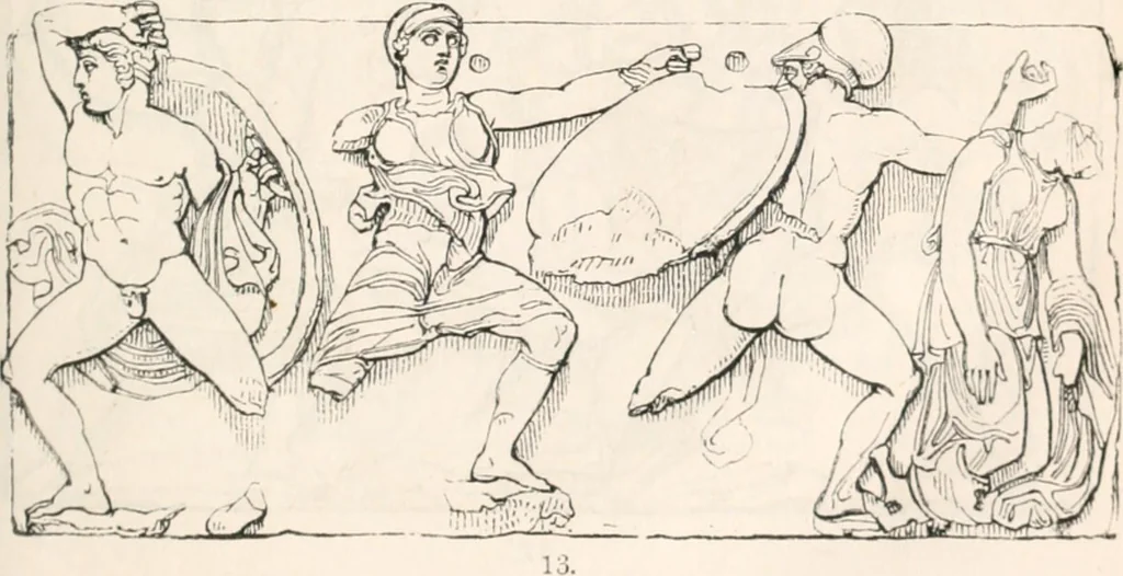 An illustration from Handbook to the antiquities in the British Museum : being a description of the remains of Greek, Assyrian, Egyptian and Etruscan art preserved there, with numerous illustrations, 1851, leaf 41