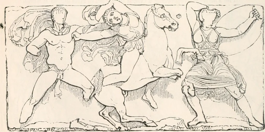 An illustration from Handbook to the antiquities in the British Museum : being a description of the remains of Greek, Assyrian, Egyptian and Etruscan art preserved there, with numerous illustrations, 1851, leaf 42