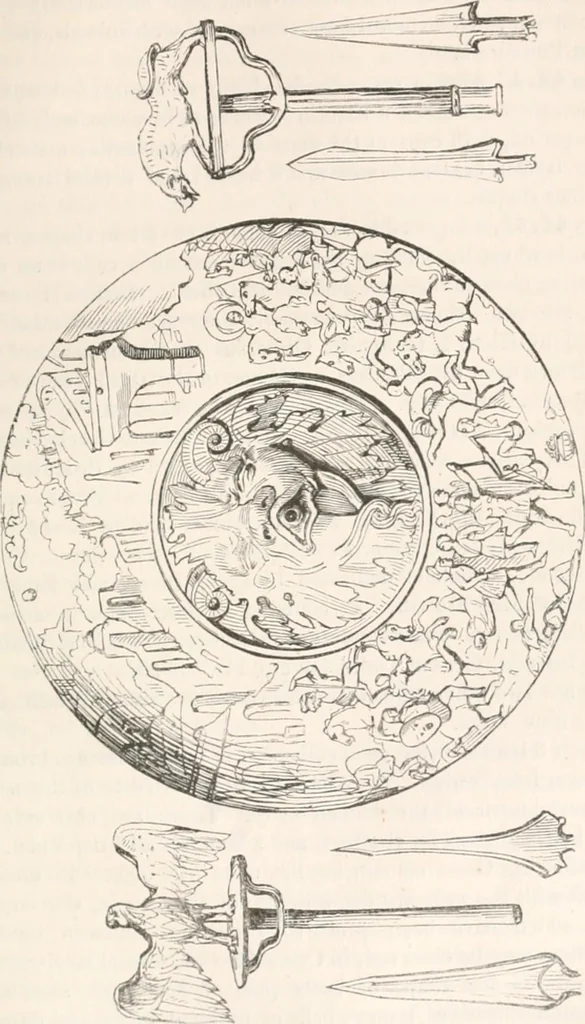 An illustration from Handbook to the antiquities in the British Museum : being a description of the remains of Greek, Assyrian, Egyptian and Etruscan art preserved there, with numerous illustrations, 1851, leaf 429