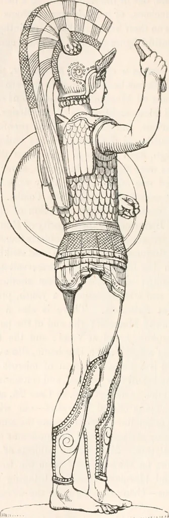 An illustration from Handbook to the antiquities in the British Museum : being a description of the remains of Greek, Assyrian, Egyptian and Etruscan art preserved there, with numerous illustrations, 1851, leaf 438
