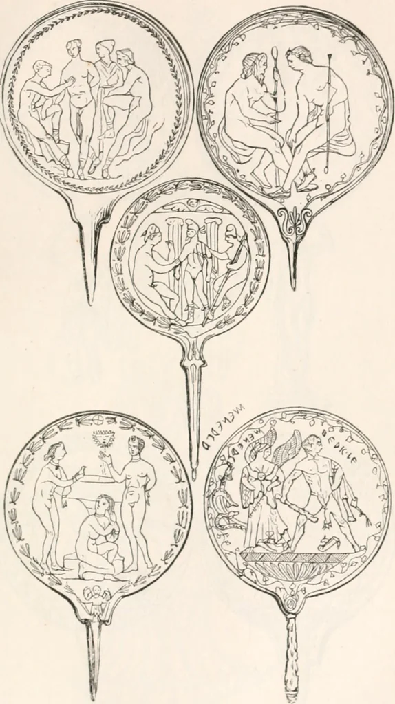 An illustration from Handbook to the antiquities in the British Museum : being a description of the remains of Greek, Assyrian, Egyptian and Etruscan art preserved there, with numerous illustrations, 1851, leaf 439