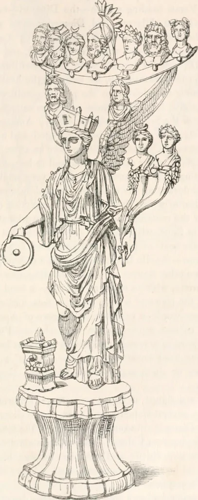 An illustration from Handbook to the antiquities in the British Museum : being a description of the remains of Greek, Assyrian, Egyptian and Etruscan art preserved there, with numerous illustrations, 1851, leaf 441