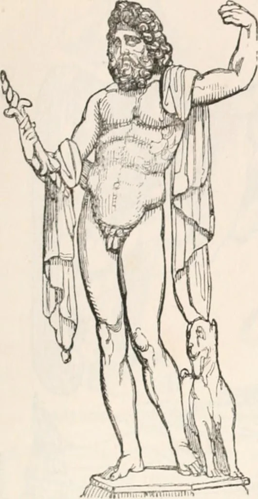 An illustration from Handbook to the antiquities in the British Museum : being a description of the remains of Greek, Assyrian, Egyptian and Etruscan art preserved there, with numerous illustrations, 1851, leaf 443