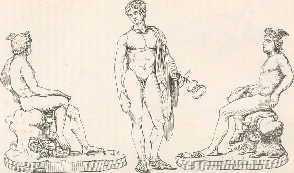 An illustration from Handbook to the antiquities in the British Museum : being a description of the remains of Greek, Assyrian, Egyptian and Etruscan art preserved there, with numerous illustrations, 1851, leaf 444