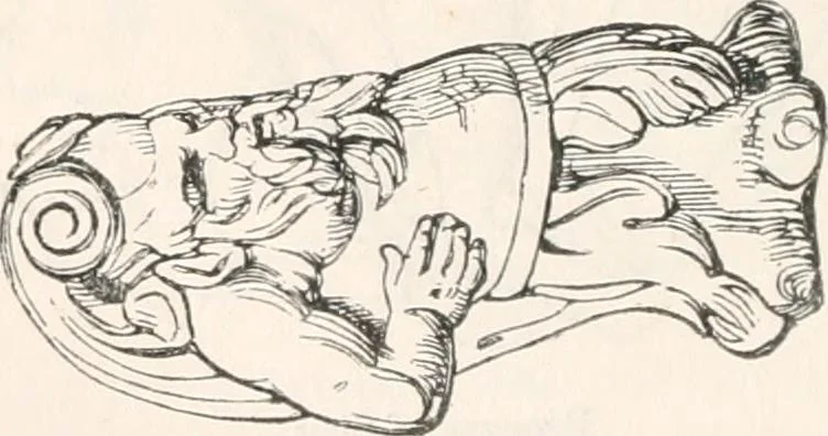An illustration from Handbook to the antiquities in the British Museum : being a description of the remains of Greek, Assyrian, Egyptian and Etruscan art preserved there, with numerous illustrations, 1851, leaf 452