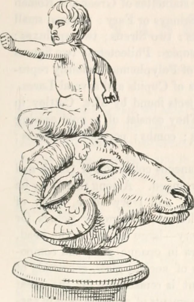 An illustration from Handbook to the antiquities in the British Museum : being a description of the remains of Greek, Assyrian, Egyptian and Etruscan art preserved there, with numerous illustrations, 1851, leaf 453