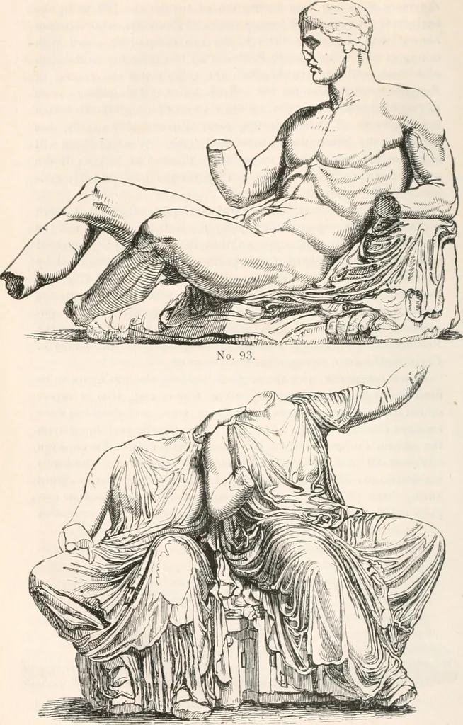 An illustration from Handbook to the antiquities in the British Museum : being a description of the remains of Greek, Assyrian, Egyptian and Etruscan art preserved there, with numerous illustrations, 1851, leaf 58