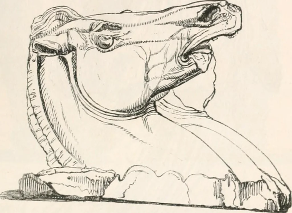An illustration from Handbook to the antiquities in the British Museum : being a description of the remains of Greek, Assyrian, Egyptian and Etruscan art preserved there, with numerous illustrations, 1851, leaf 59