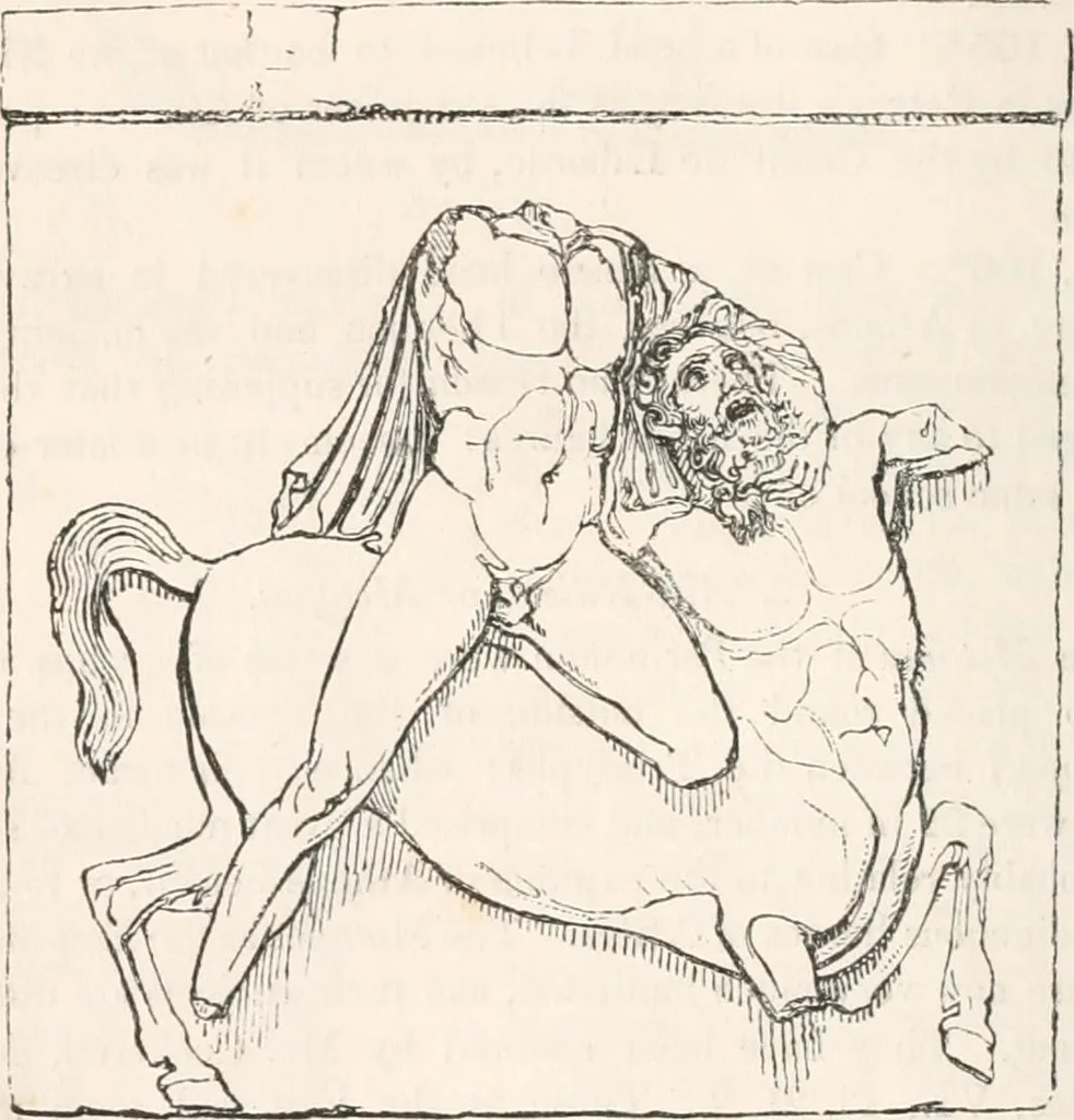 An illustration from Handbook to the antiquities in the British Museum : being a description of the remains of Greek, Assyrian, Egyptian and Etruscan art preserved there, with numerous illustrations, 1851, leaf 68