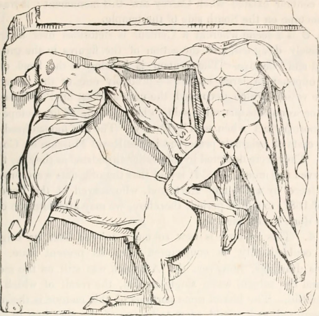 An illustration from Handbook to the antiquities in the British Museum : being a description of the remains of Greek, Assyrian, Egyptian and Etruscan art preserved there, with numerous illustrations, 1851, leaf 69