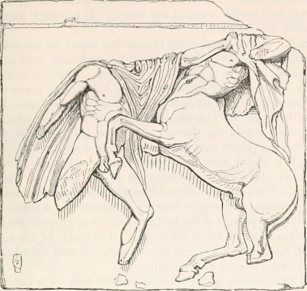 An illustration from Handbook to the antiquities in the British Museum : being a description of the remains of Greek, Assyrian, Egyptian and Etruscan art preserved there, with numerous illustrations, 1851, leaf 71